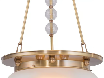 PARIS - Brass pendant lamp by Patinas Lighting - view 3